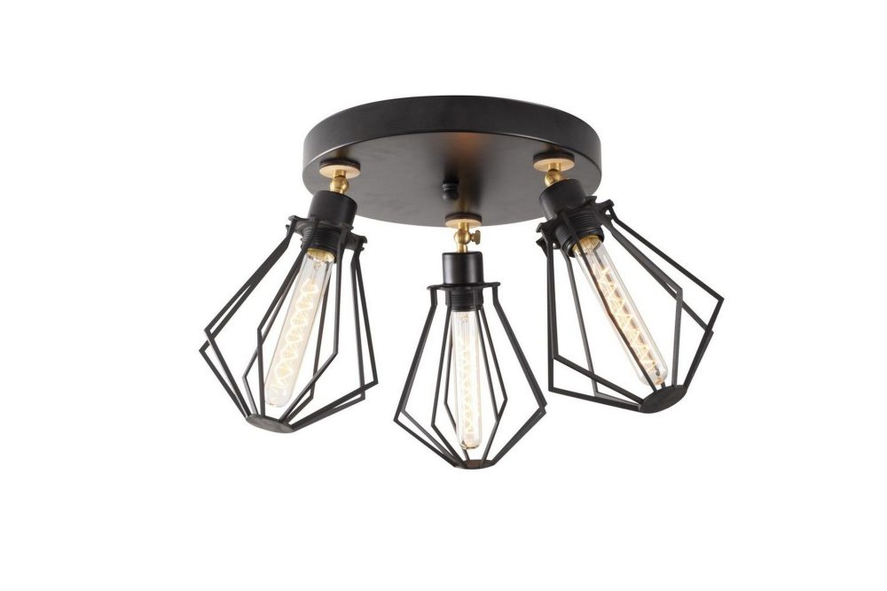 Taklampa Hillmere Svart / Rany