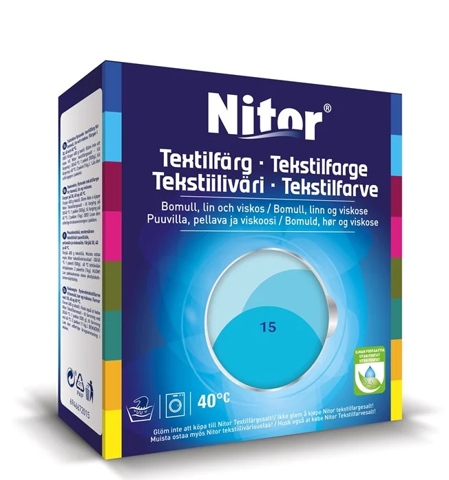 Textilfärg Turkos 15
