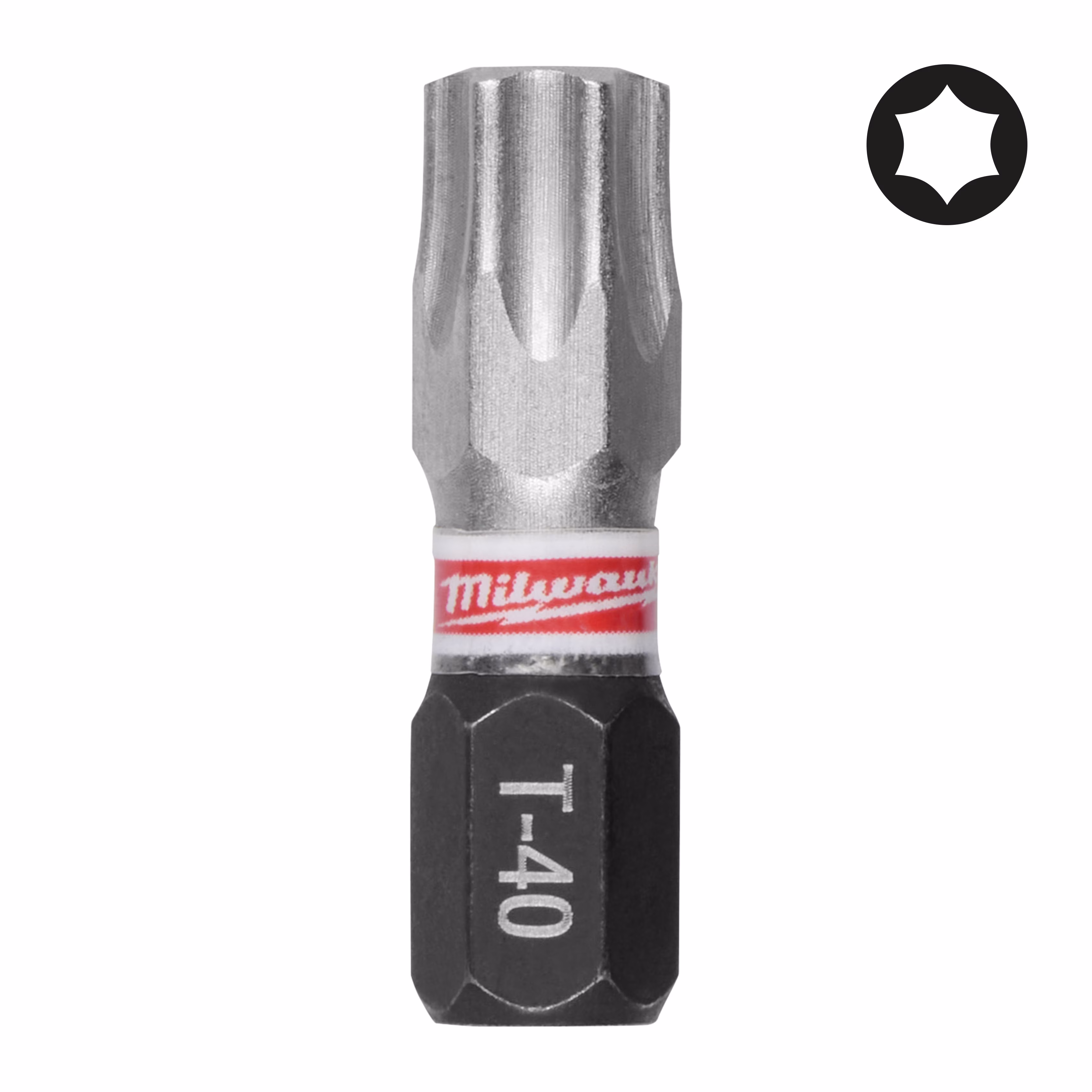 Kjøp Milwaukee Bits Shockwave TX40, 25 mm, 3-pakning