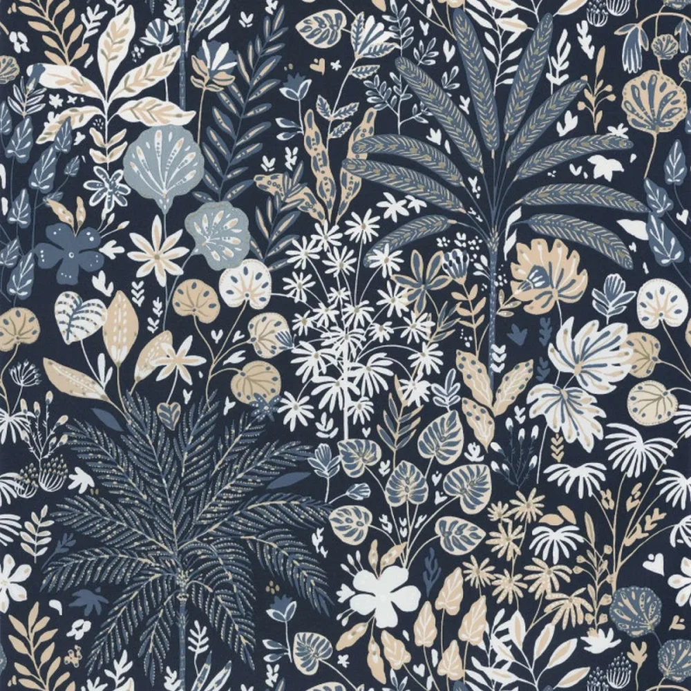 Hygge Hope Bleu Nuit / Beige / Dore Hyg100596913 Tapet | Stuvbutiken