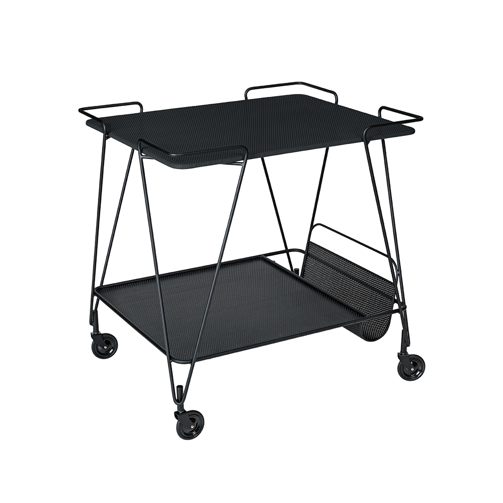 Matégot Trolley Rullvagn, black