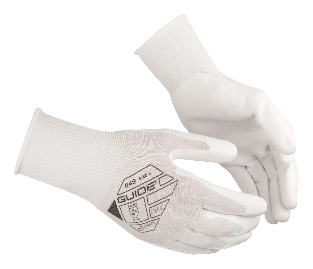 Guide Gloves 649 Handske PU, extra tunn 7
