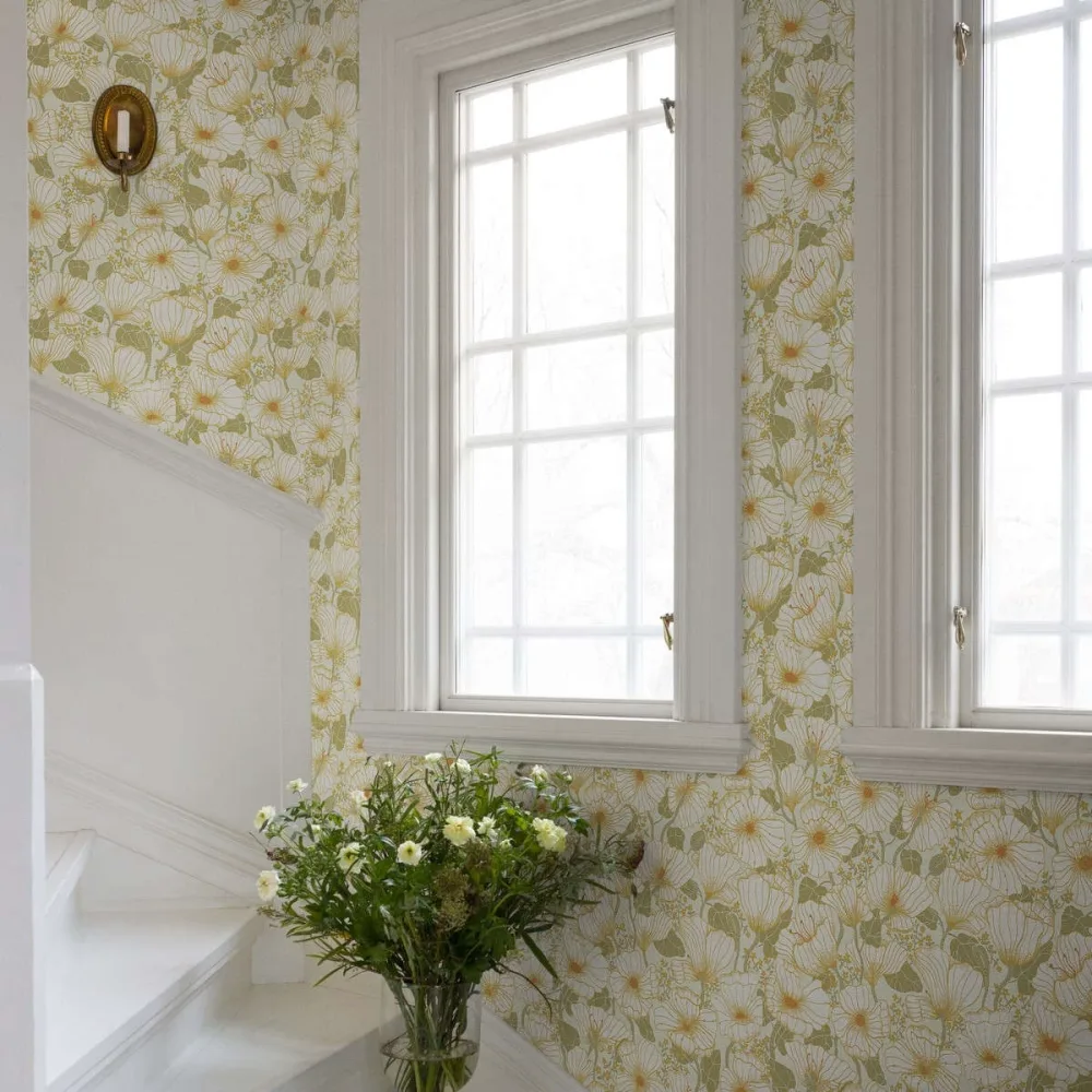 Lina 2 Matilda 65111 Beige Tapet - Midbec | Stuvbutiken - Bild 3