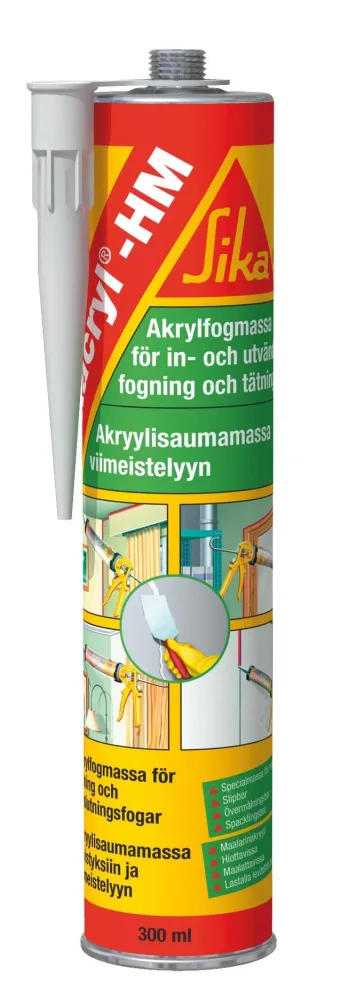 Sika Cryl HM Fogmassa 300 ml Transparent