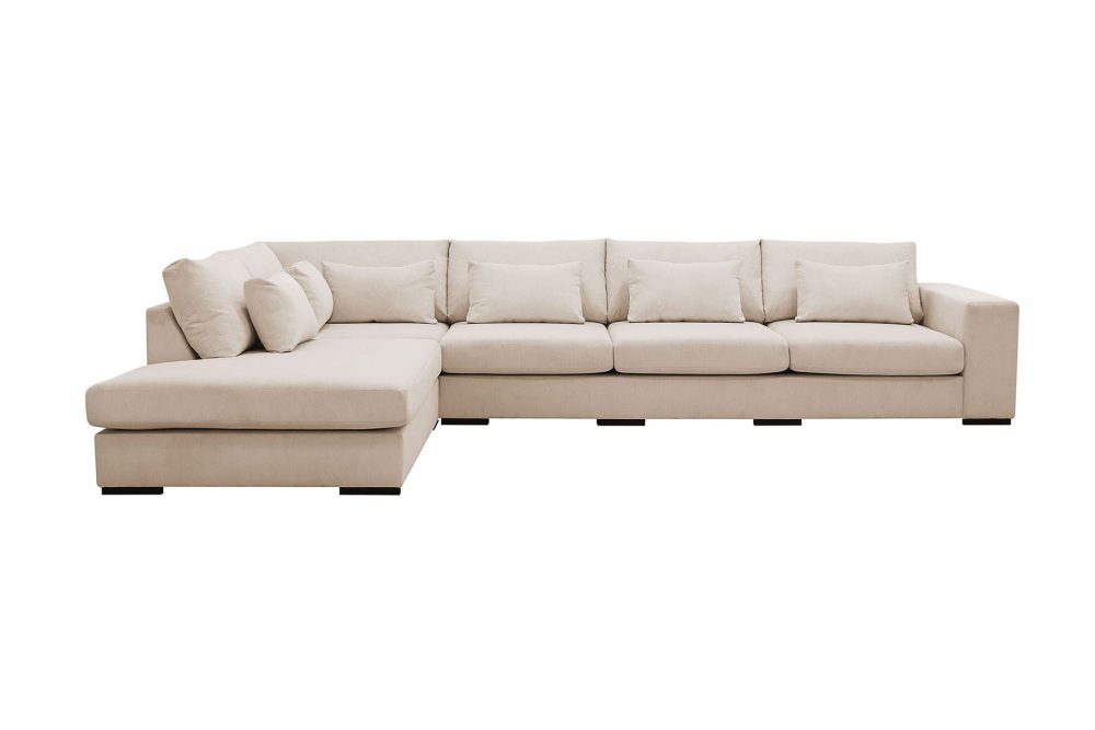 Grande 5-sits Soffa med Schäslong Vänster