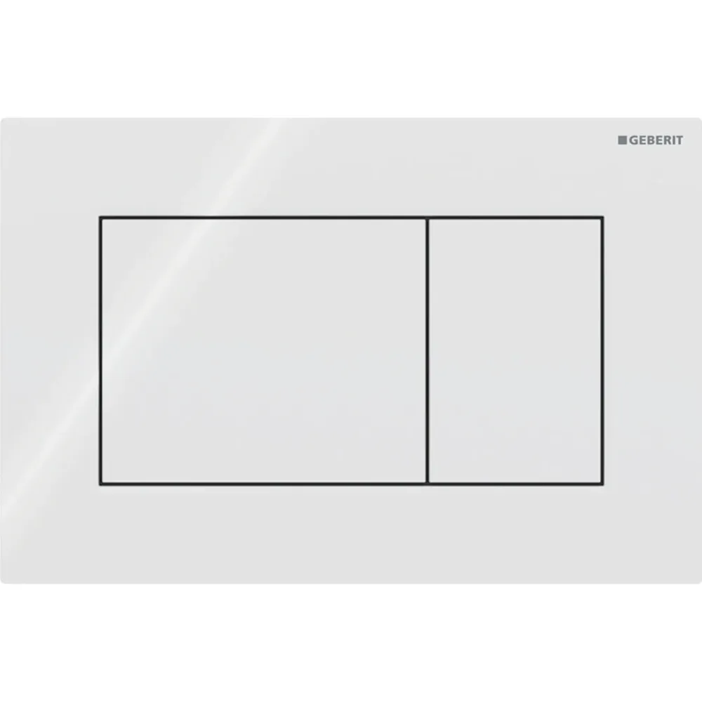 Geberit Sigma 01 Square Spolplatta plast Svart