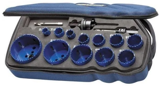Irwin 1200G Hålsågsats 16-76 mm, 17 delar