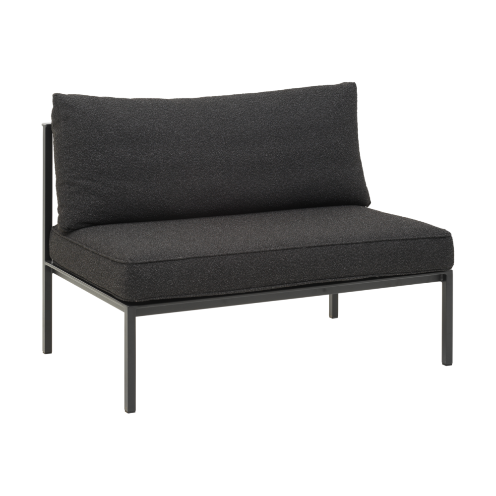 Upper soffmodul, Svart-teddy black, mittdel