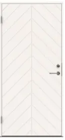 Swedoor P-1300 Ytterdörr vit (S 0502-Y) 888x2080 mm
