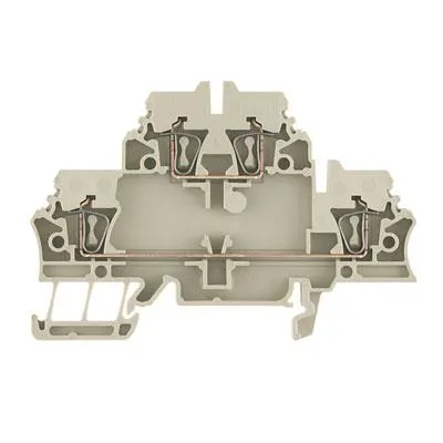 Weidmüller ZDK 2.5/1.5 Tvåvåningsplint Beige