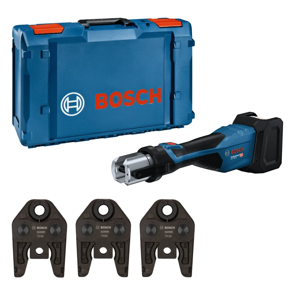 Bosch GPT 18V-32 TH16/20/26 32 KN Pressverktyg utan batteri och laddare 06019M2104