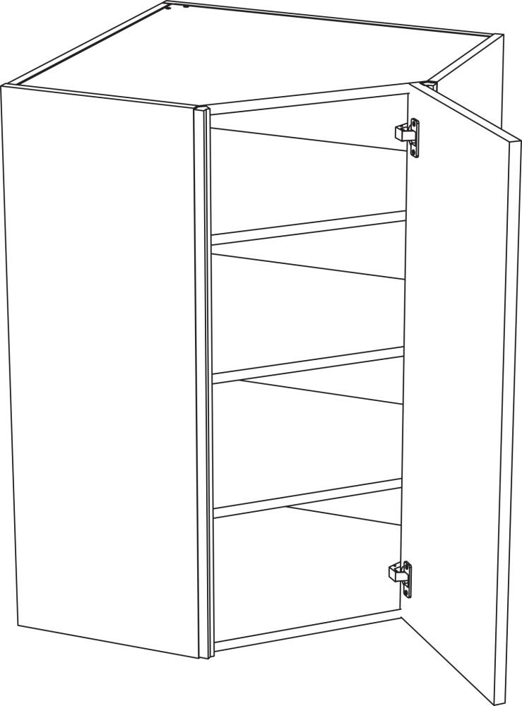 HÖRNSKÅP BALLINGSLÖV 600/600 H896 BISTRO, VIT ET66HD