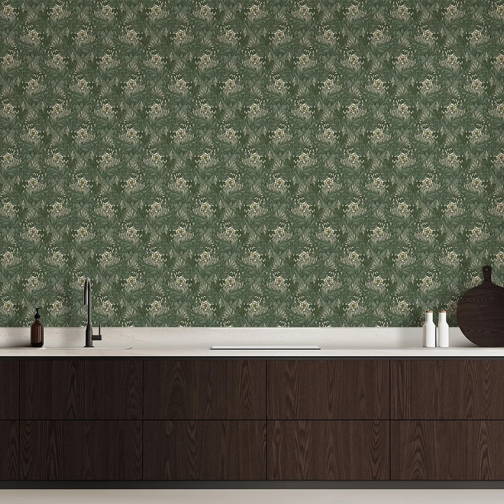 Galerie Wallcoverings Off the Wall LB25103 Tapet Rambleicious Grön