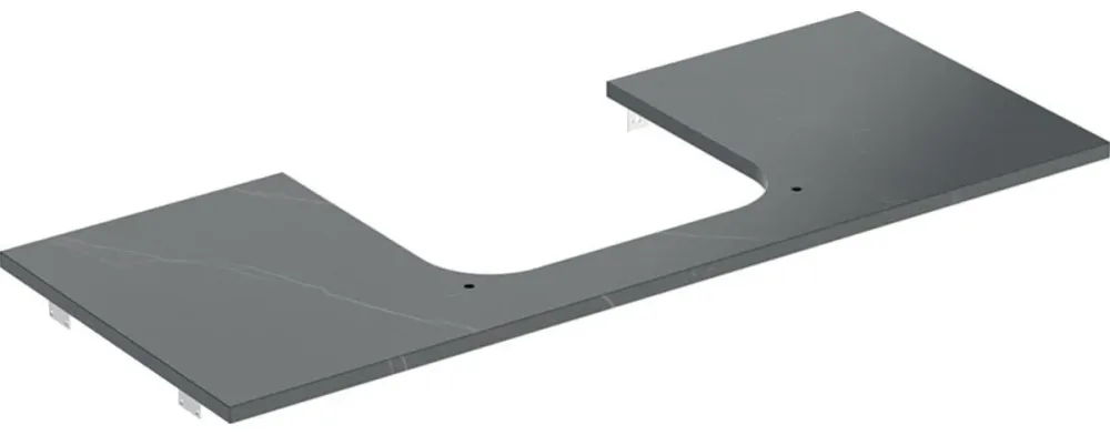 Geberit ONE 505.115.00.1 Bänkskiva stengods Vit - Bild 2