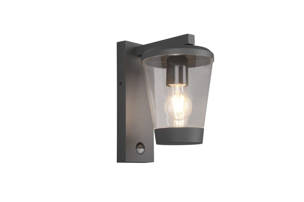 Cavado Vägglampa E27 antracit rörelsessensor