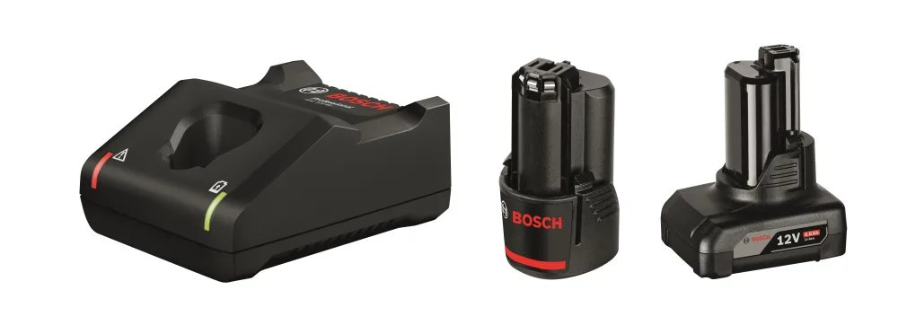Bosch 1 600 A01 NC9 Laddpaket 2,0 Ah + 4,0 Ah, med laddare