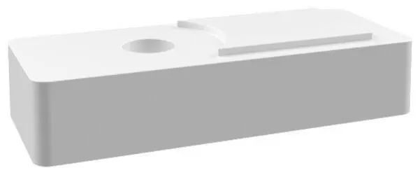 Purus 3858068 Distanskloss till plastklammer, enkel Krom