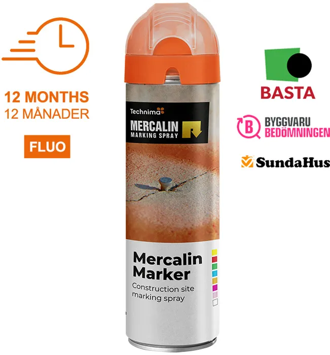 MÄRKFÄRG MERCALIN MARKER 500ML ORA FL