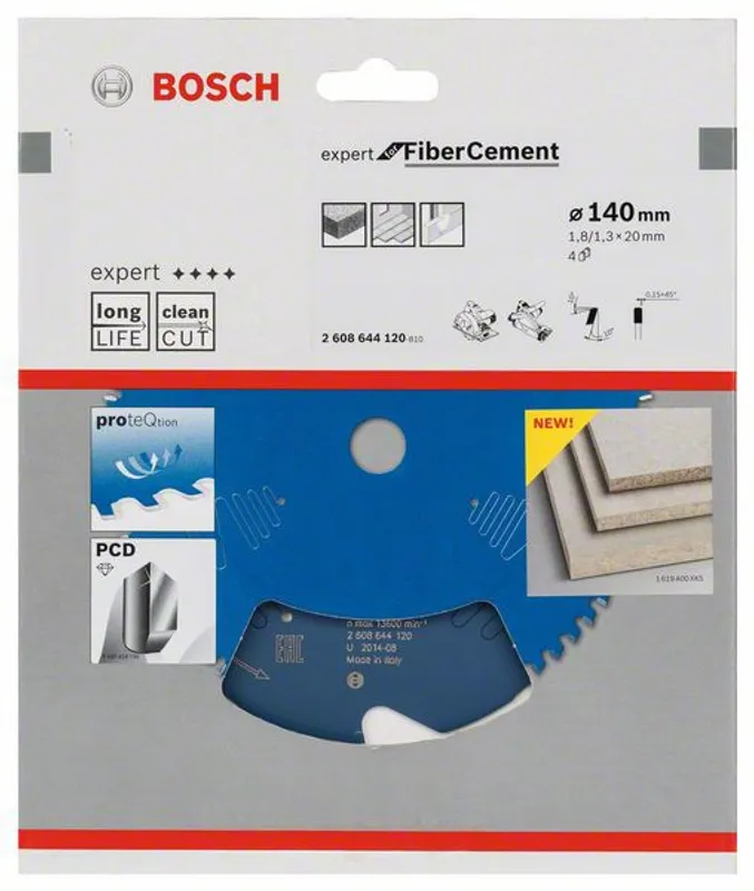 Bosch Cirkelsågsklinga 140x20mm 4T EXPERT FOR FIBER CEMENT