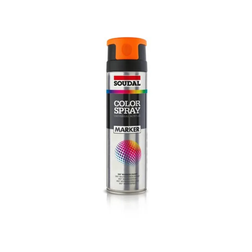 Markeringsfärg Color Spray Marker Fluo Gul, 500ml | Stuvbutiken - Bild 2