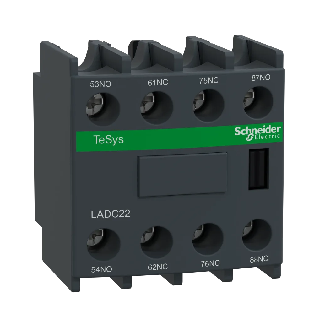 Schneider Electric LADC22 Hjälpkontaktblock överlapp