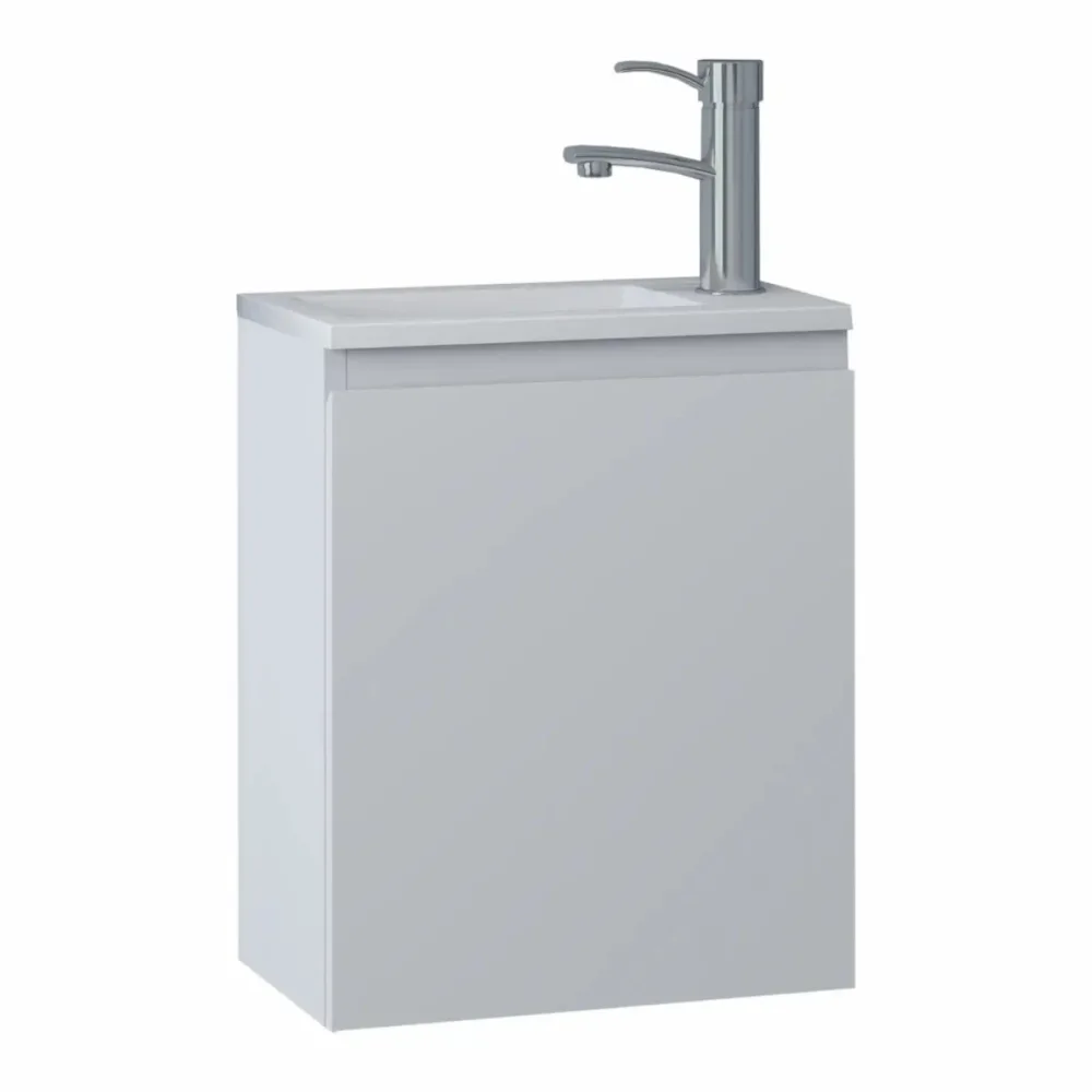 Badrumsmöbelpaket Pisa 40cm, Vit matt | Stuvbutiken