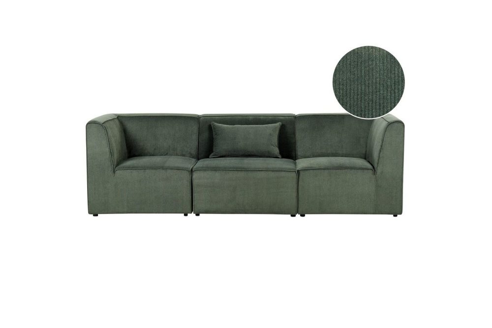 3-sitssoffa Lemvig Grön