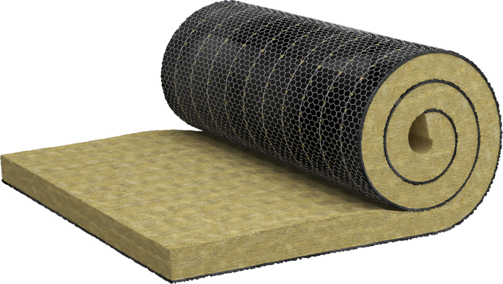 BRANDRULLE ROCKWOOL CONLIT SVART ALU, 50X600X4500MM 2,7M²