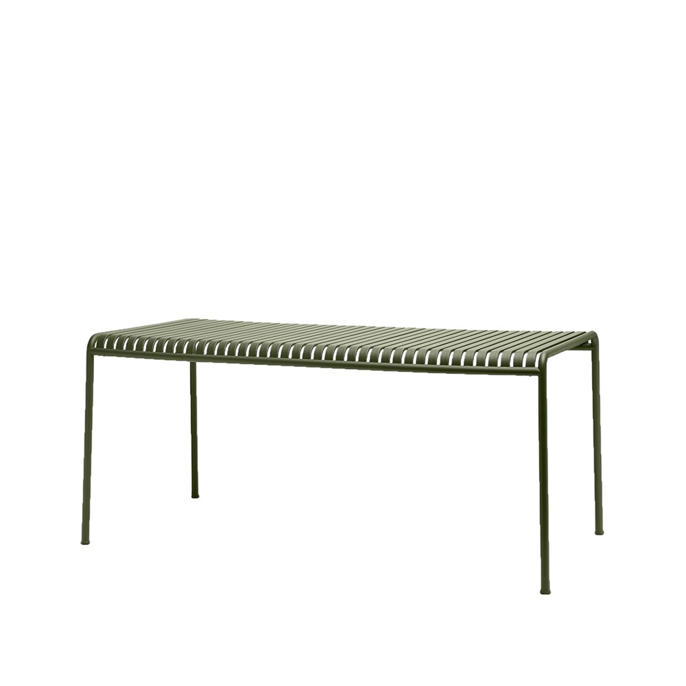 Palissade matbord 170x90 cm, Olive green