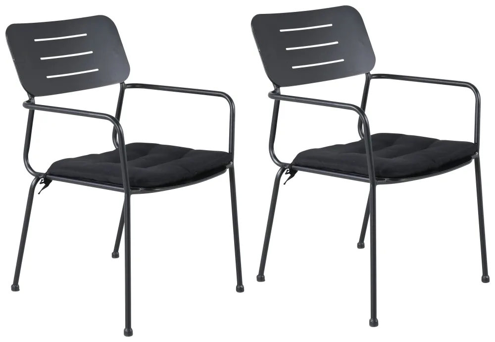 Venture Home Nicke 1342-417 Karmstol 2-pack Grön