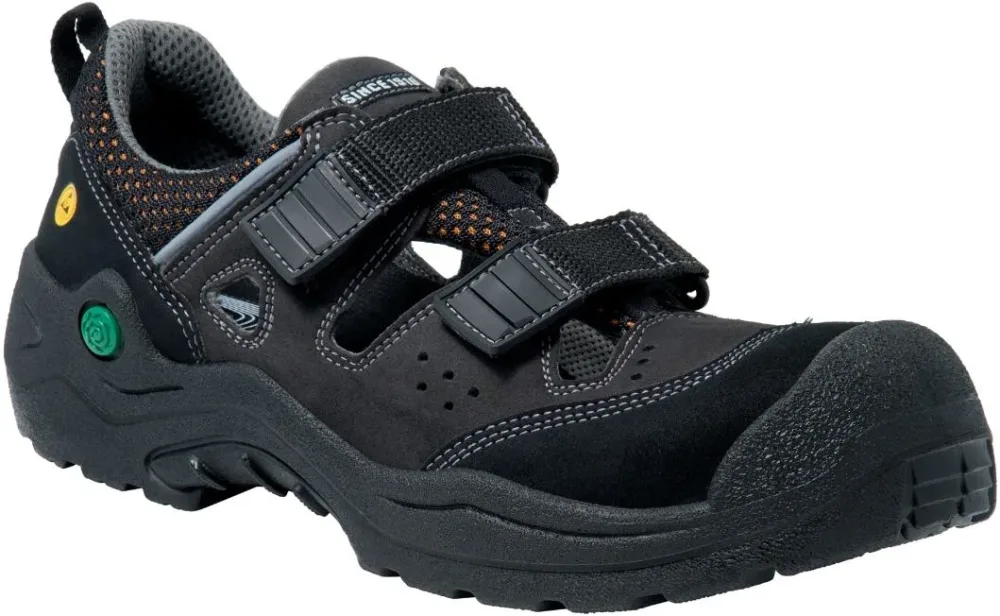 Jalas 6418 Bio Skyddssandal S1P, svart, miljömärkt 46