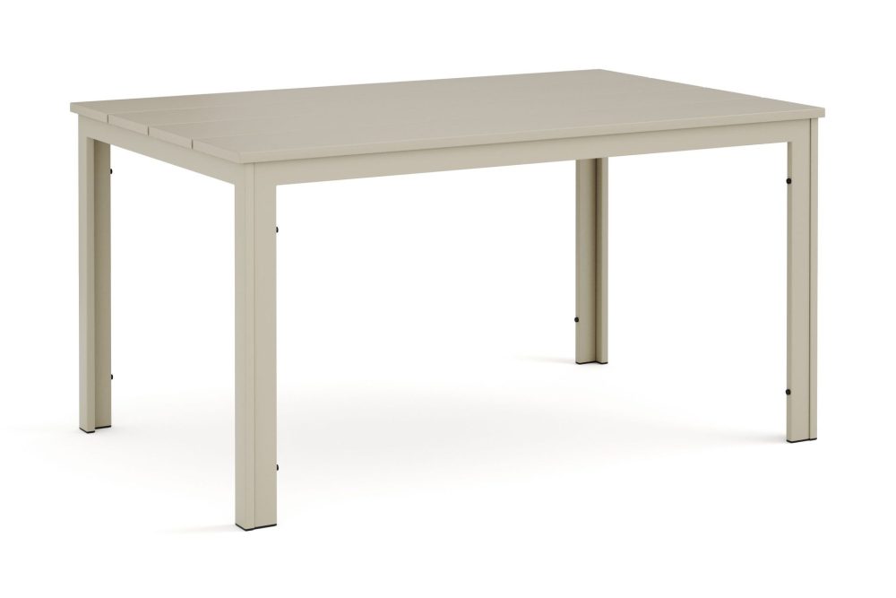 Tunis Rektangulärt Matbord utomhus 140x90 cm i plast och metall