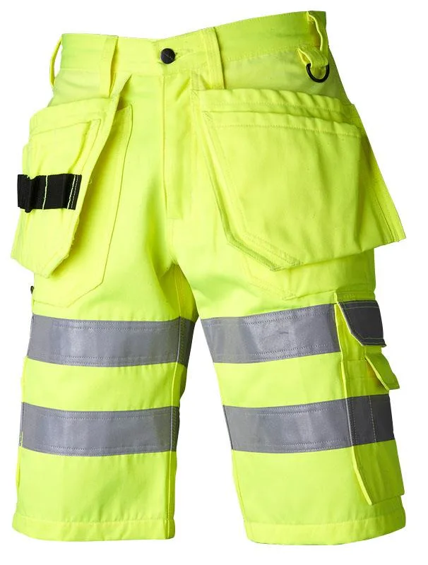 Top Swede 195 Arbetsshorts varsel, gul C44