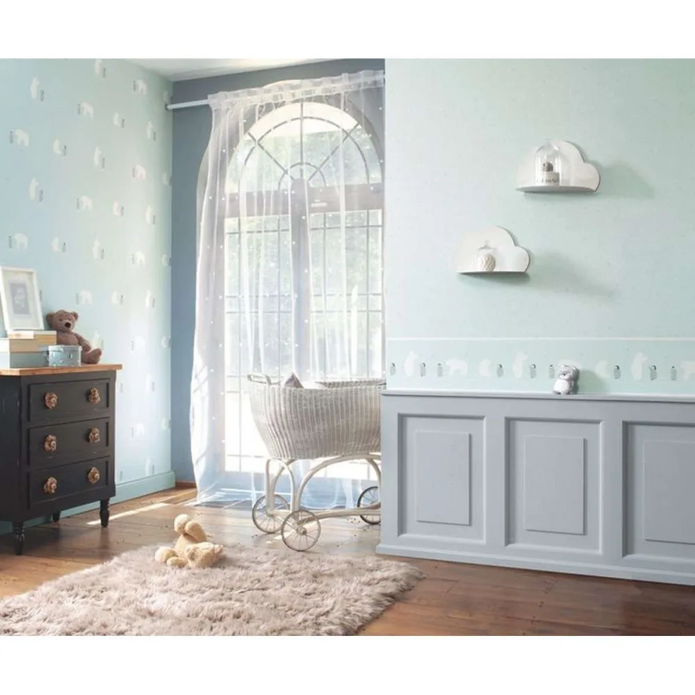 Happy Dreams Polar Bear Bleu Hpdm82826126 Tapet | Stuvbutiken - Bild 3