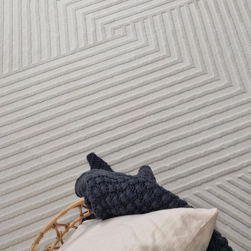 Ritz Lines Creme Wiltonmatta Ljusbeige, 160x230cm | Stuvbutiken - Bild 3