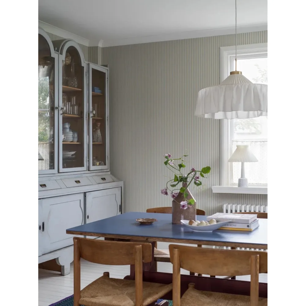 Mölle Blå 5738 Blå Tapet | Stuvbutiken - Bild 3