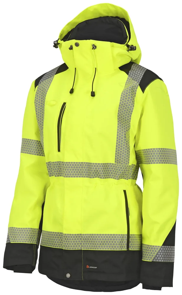 L.Brador 430P-W Vinterjacka hi-vis gul, dam, klass 3 M