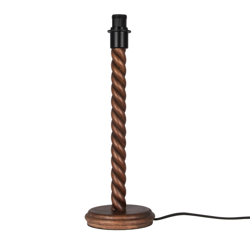 Willow lampfot 38 cm, Valnöt